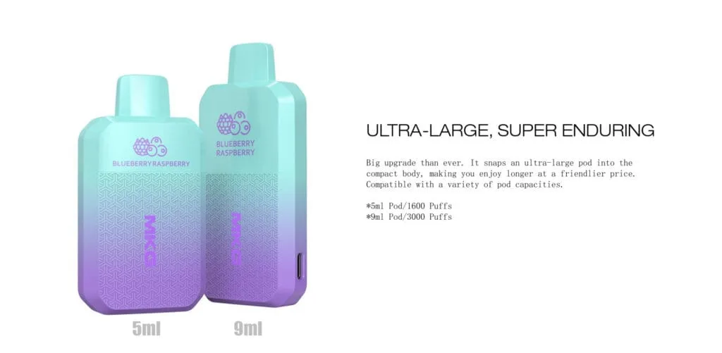 Pod vapes/pod systems are vape devices that come in two parts: a battery and pod. These clip together to create a single device. 