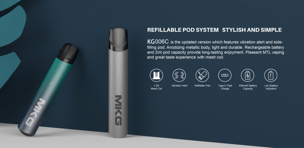 Refillable Pod System Kits The Baton V2 starter kit features a 350mAh rechargeable battery, (1) NEW leak-proof, and easy-to-fill pod. Available in a store near you!