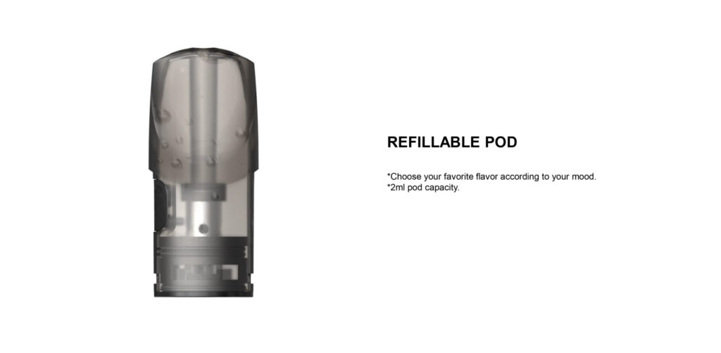  Refillable PODS, we continue offering our customers infinite flexibility and freedom of choosing their own e-liquid for a personal vaping experience.