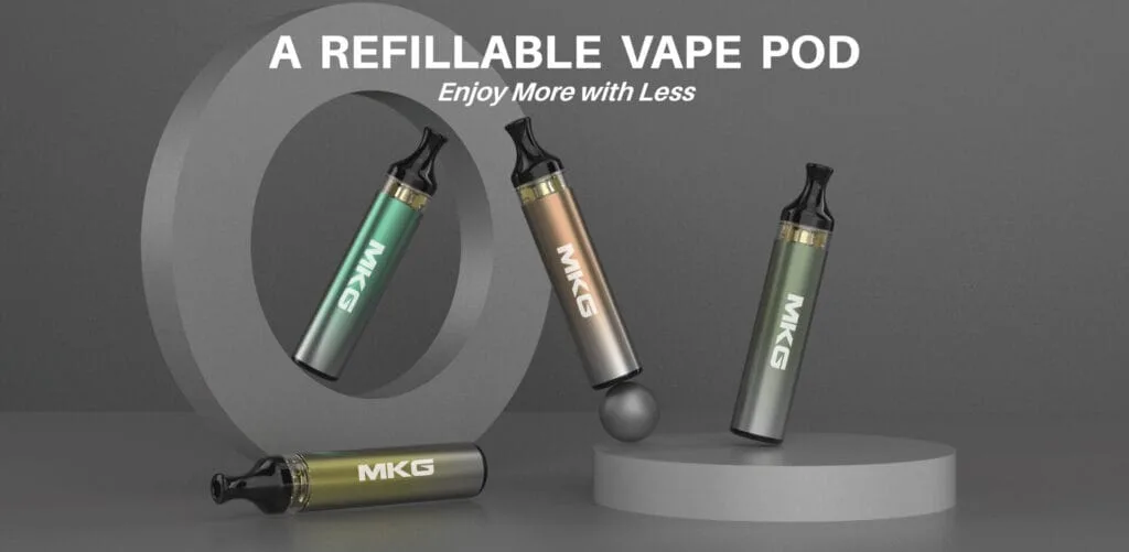 Compact and convenient and yet enabling you to vape your favourite e liquids, the pod kits you see here are refillable but have built-in coils.