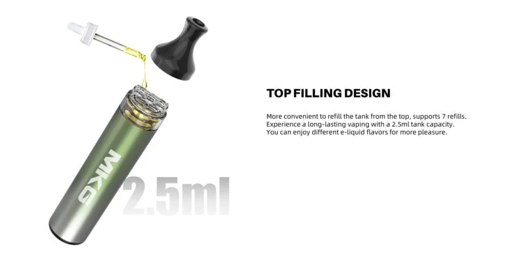 Easy to use, discreet and compact: take your refillable pod system on the go and experiment with different flavours to discover your new favourite.