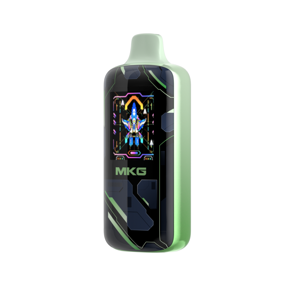 The multicolor TFT screen displays a dazzling animation while vaping or charging, and clearly indicates the remaing battery charge and e-liquid levels.