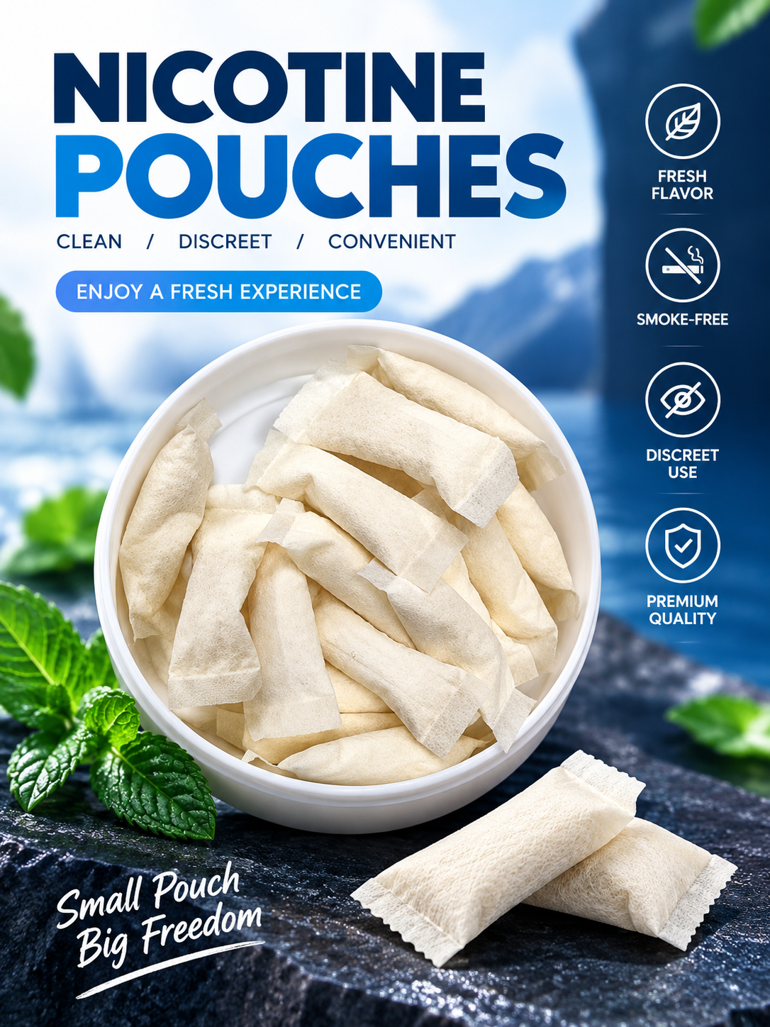 MKG focuses on manufacturing operations and packaging processes for nicotine pouch products. Our production environment incorporates industrial equipment, automated labeling systems and conveyor-based product handling.